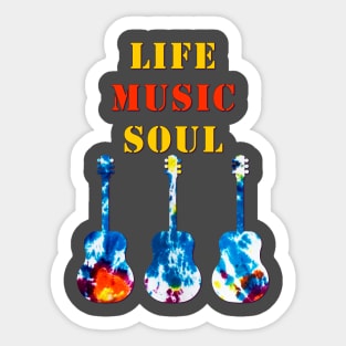 Life Music Soul Sticker